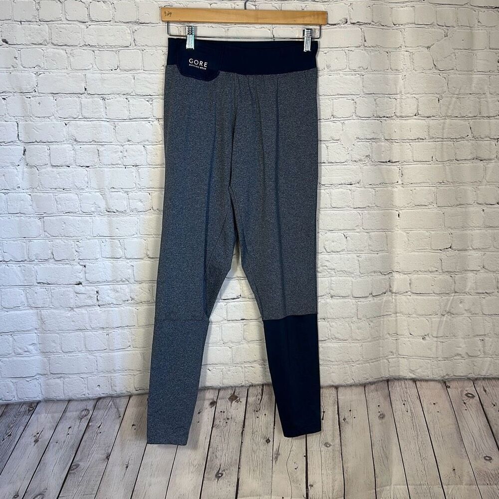 Gore Running Wear Blue Gray Activewear Training Cycling Pants‎ size M Medium